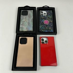 Pre Used iPhone 13 Pro Flaunt square cases - bundling all 4 in one sale